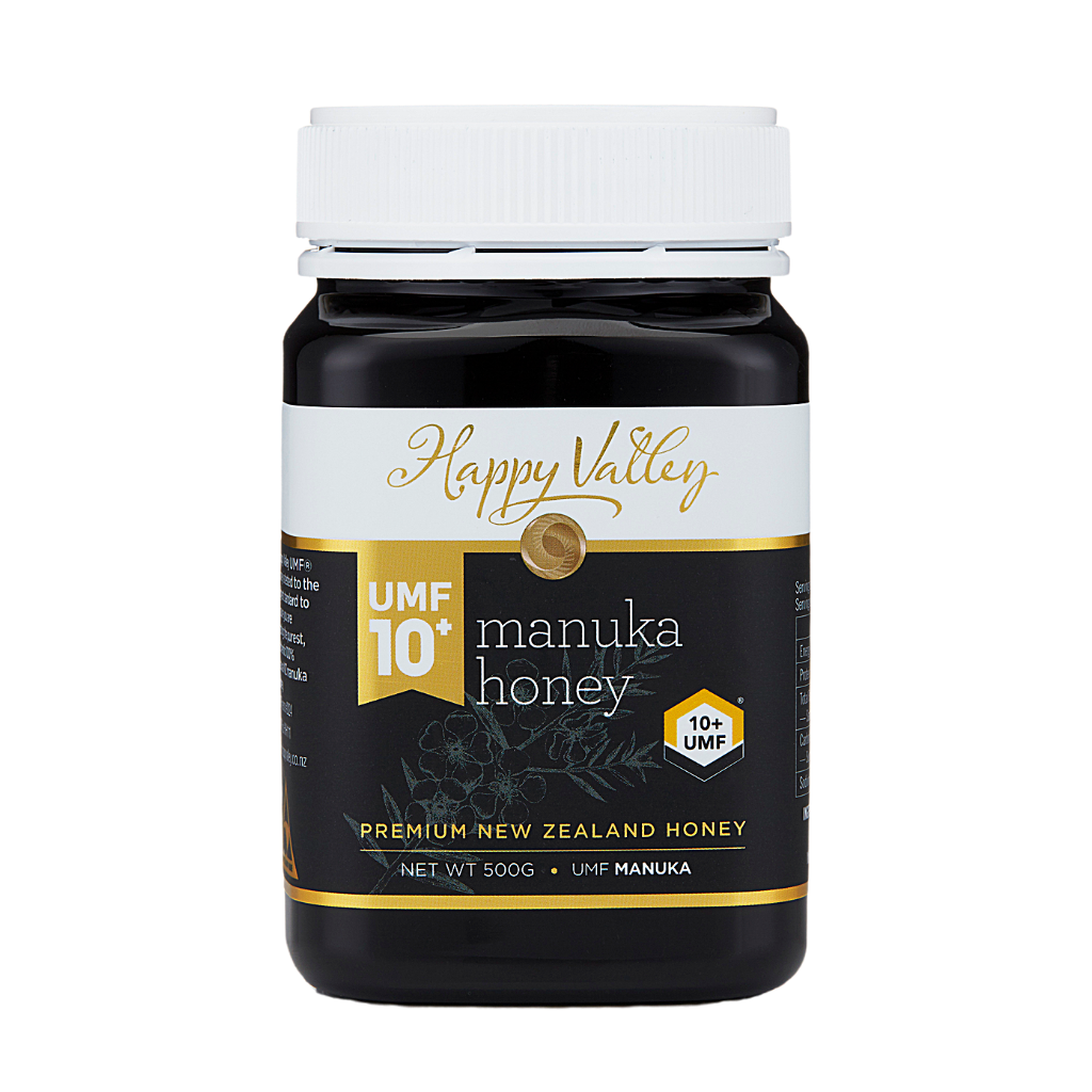 UMF 10+ MGO 263+ Manuka Honey, 500gram 17.6 oz, affordable New Zealand Manuka Honey from Happy Valley Honey 