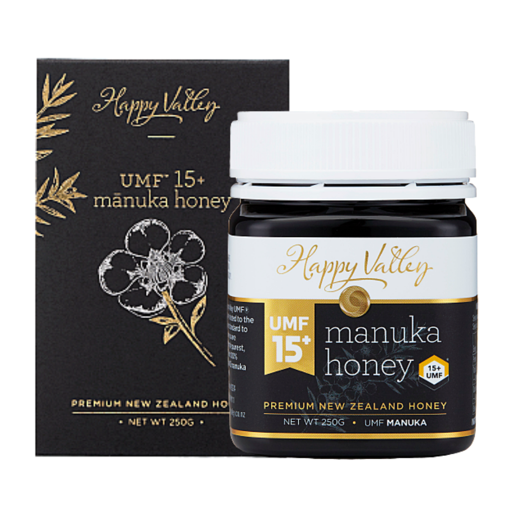 UMF 15+ MGO 514+ Manuka Honey, 250gram 8.8oz, Premium gift box New Zealand Manuka Honey from Happy Valley Honey