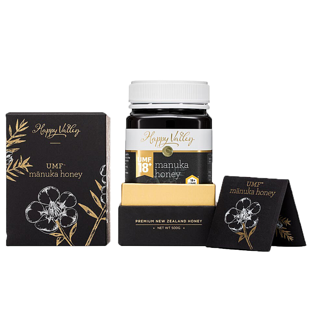 UMF 20+ MGO 829+ Manuka Honey packed in a box with certification letter, , 500gram 17.6 oz, Premium New Zealand Manuka Honey from Happy Valley Honey