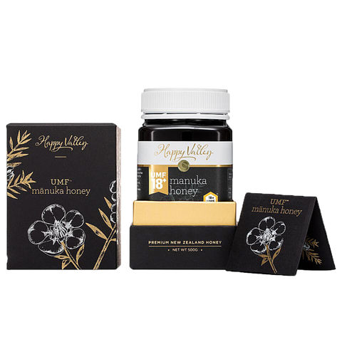 UMF 20+ MGO 829+ Manuka Honey packed in a box with certification letter, , 500gram 17.6 oz, Premium New Zealand Manuka Honey from Happy Valley Honey